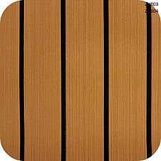 Подложка за декинг от EVA пяна тиково дърво - тъмнокафява настилка за лодка/ яхта - ZU803/4